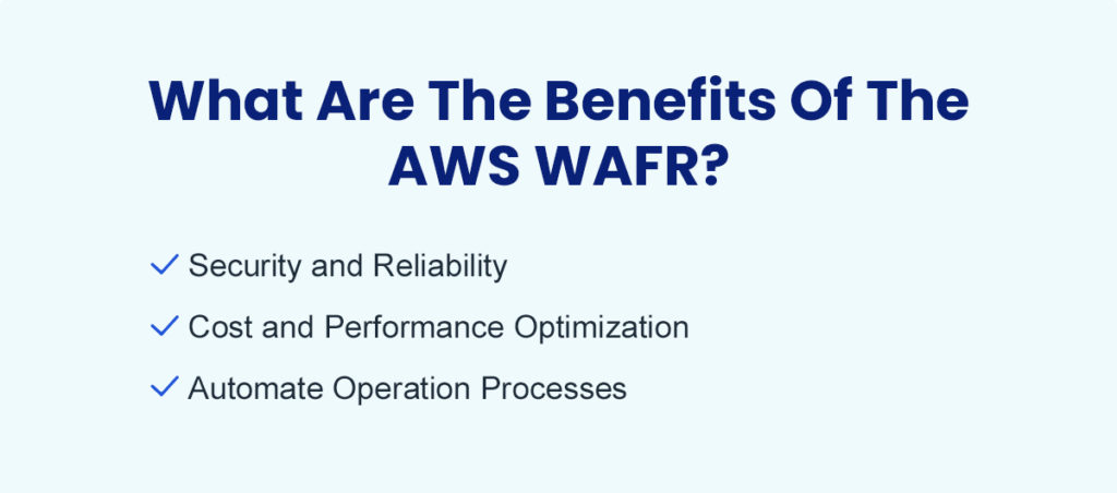 Benefits of WAFR