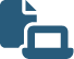 laptop-file-solid icon